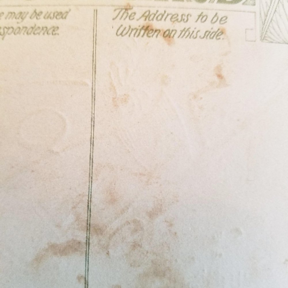 HALLOWEEN POSTCARD 1910 Vintage Made In Germany Wi - Picture 7 of 9